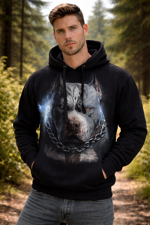 Bluza z nadrukiem wzór zwierzęta - pies (5)