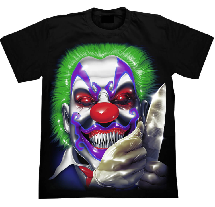 Koszulka z nadrukiem wzór fantasy- joker